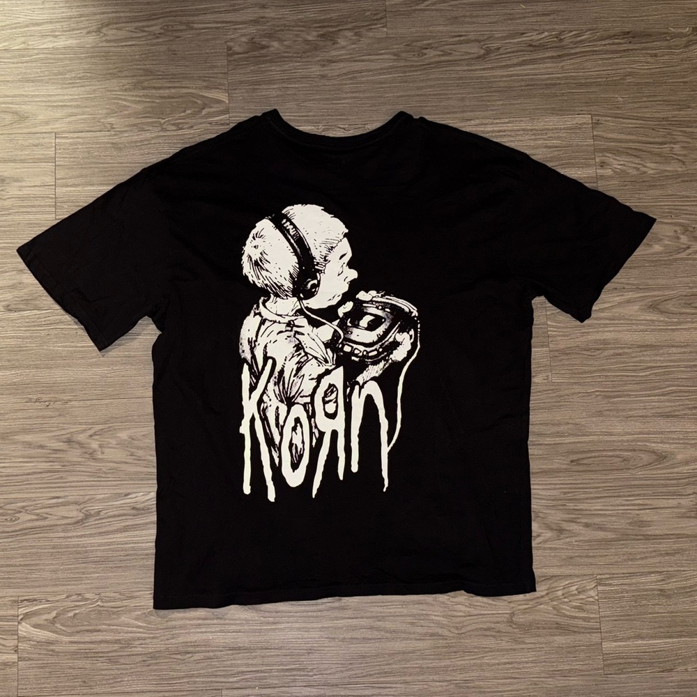 Korn Men XL Follow The Leader Band Music Graphic Shirt Short Sleeve